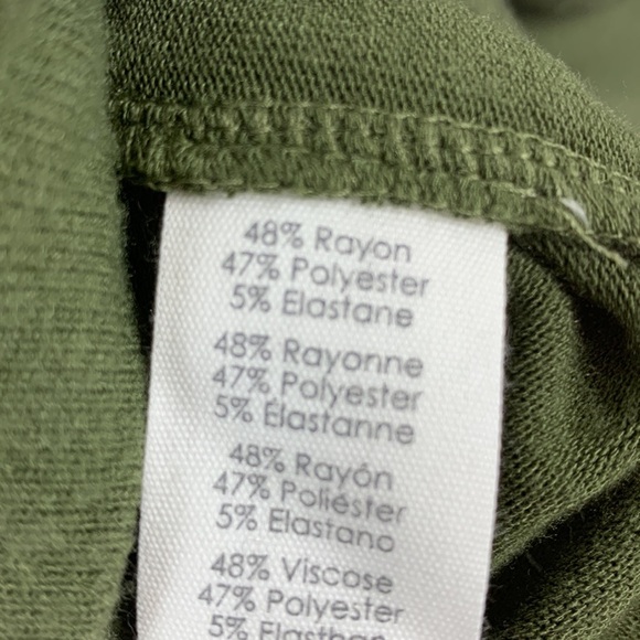 PJ Salvage Women's Olive Happy Glamper Graphic Long Sleeve Top - Picture 6 of 6